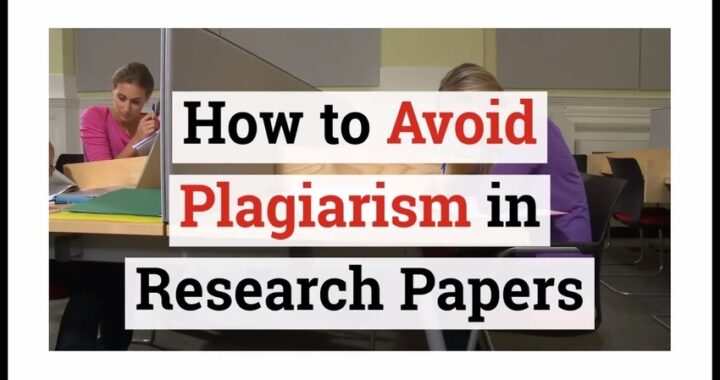 avoiding plagiarism in your research paper