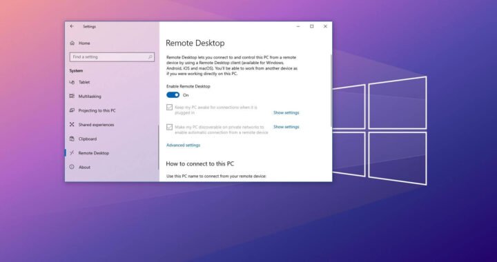 Windows Remote Desktop