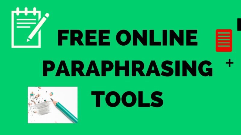 Online Paraphrasing Tools