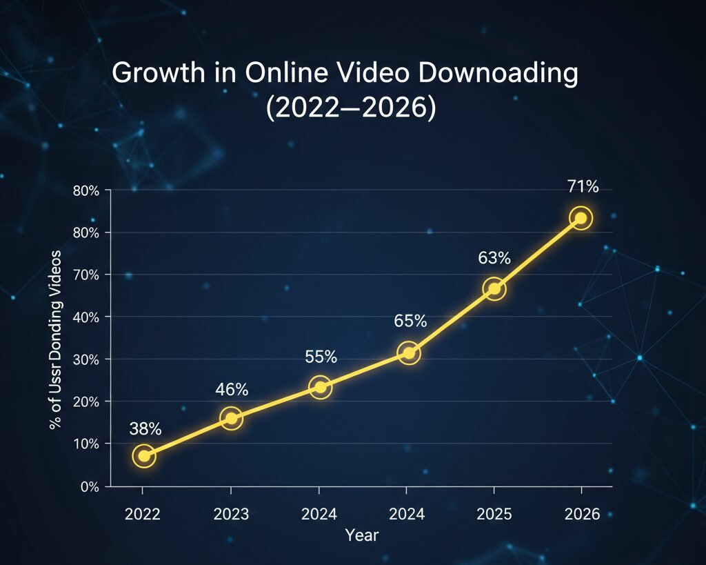Growth in Online Video Downloading (2022–2026)