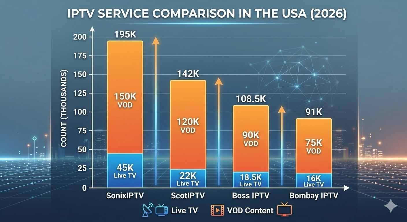 IPTV Service Comparison in the USA (2026)