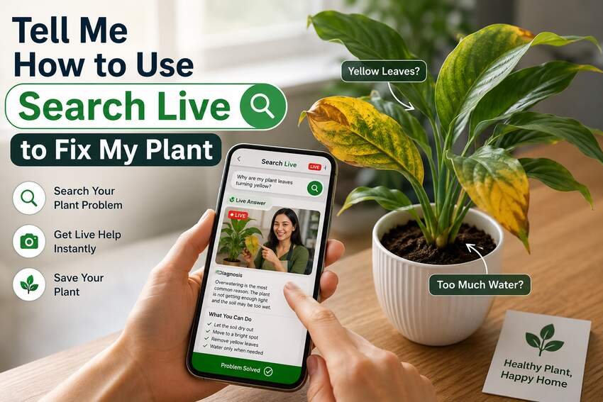 Tell Me How to Use Search Live to Fix My Plant