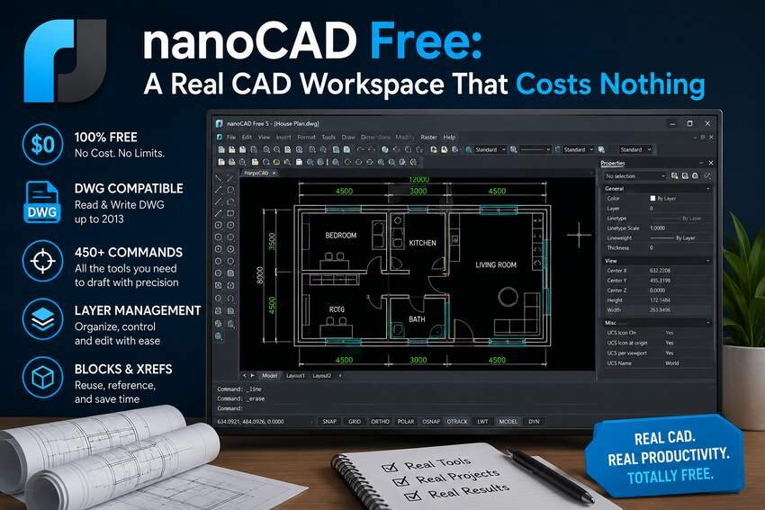 nanoCAD Free