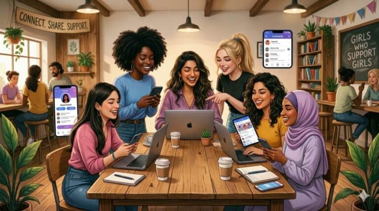 Social Media Girls Communities