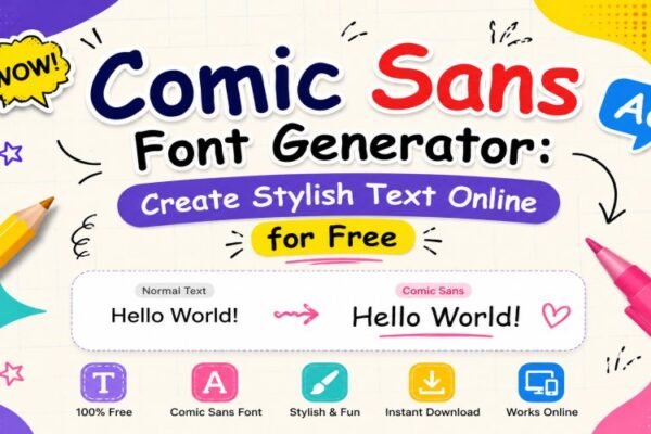 Comic Sans Font Generator