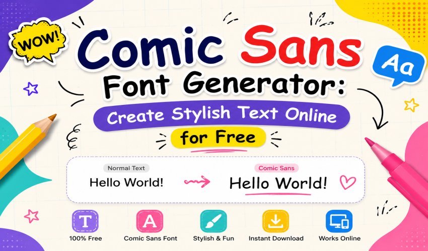Comic Sans Font Generator