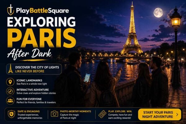 PlayBattleSquare Exploring Paris After Dark