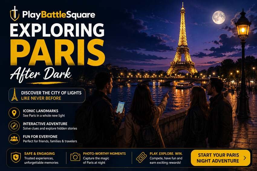 PlayBattleSquare Exploring Paris After Dark