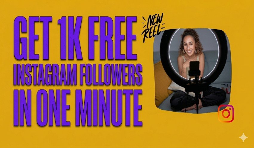 Get 1K Free Instagram Followers in One Minute