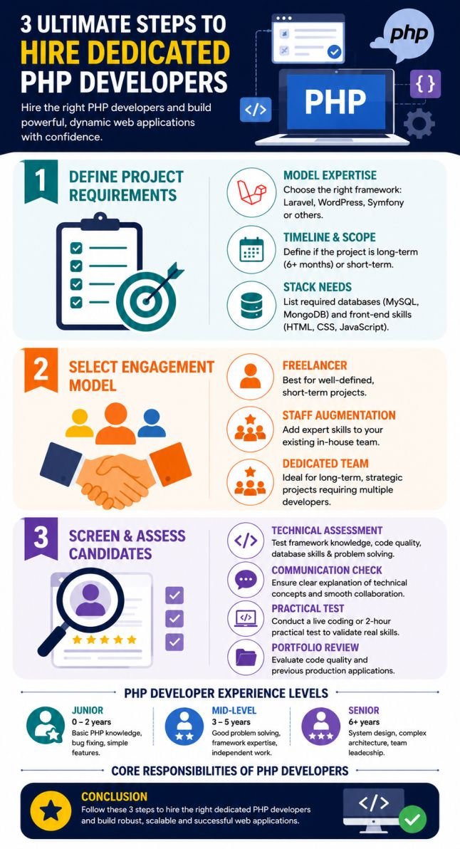 PHP developers - Infographic 