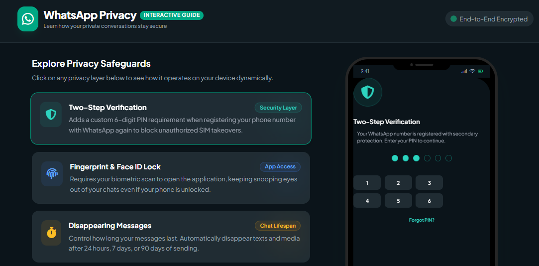 Whatsapp privacy