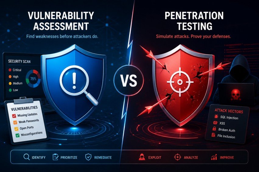 Vulnerability Assessment vs. Penetration Testing