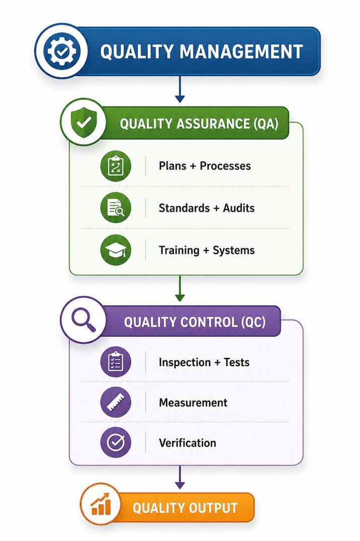Simple QA and QC Relationship