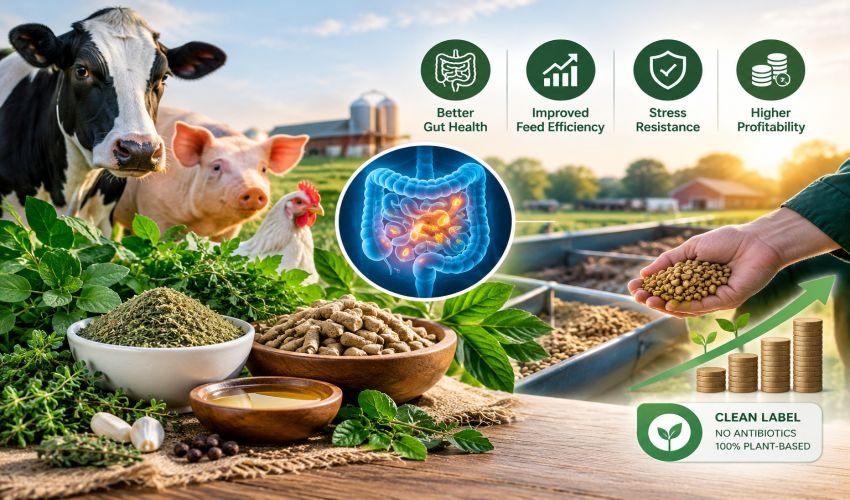 Plant-Based Feed Additives