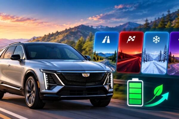Do the Driving Modes in Cadillac LYRIQ Offer Different Ranges or Battery Usages