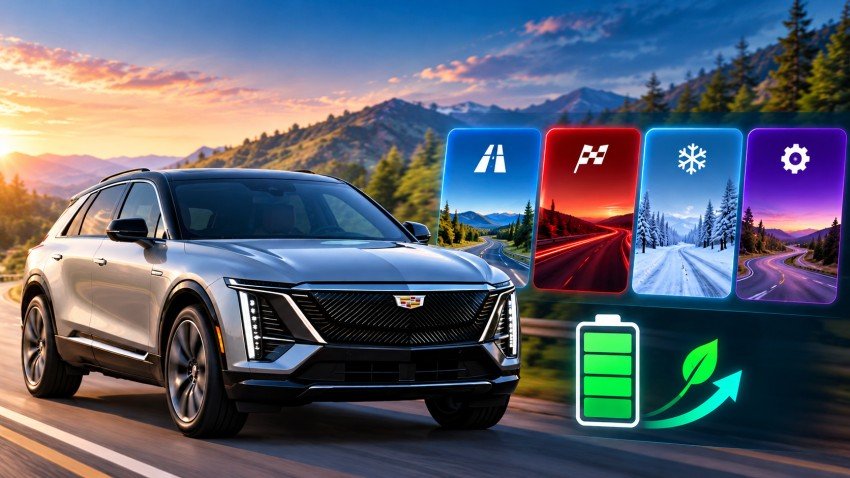 Do the Driving Modes in Cadillac LYRIQ Offer Different Ranges or Battery Usages